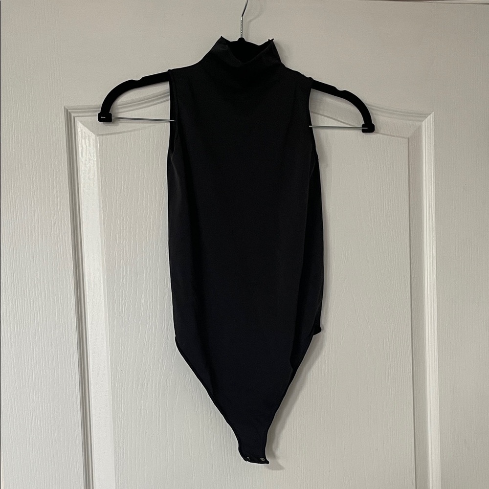 SKIMS Black Sleeveless Bodysuit